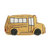 Soft toy Ride & Roll School Bus 