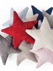 Star Washable Pillow, White - OS