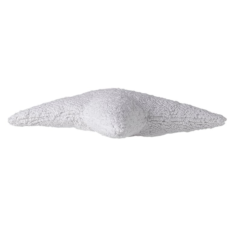 Star Washable Pillow, White - OS