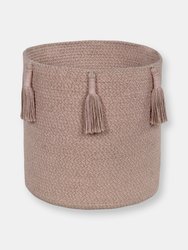 Woody Basket, Honey - OS - Vintage Nude Linen