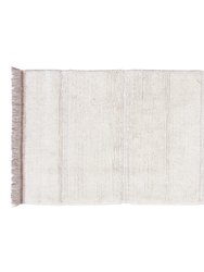 Woolable rug Steppe - Sheep White - 4' 7" x 2' 7" - Sheep White