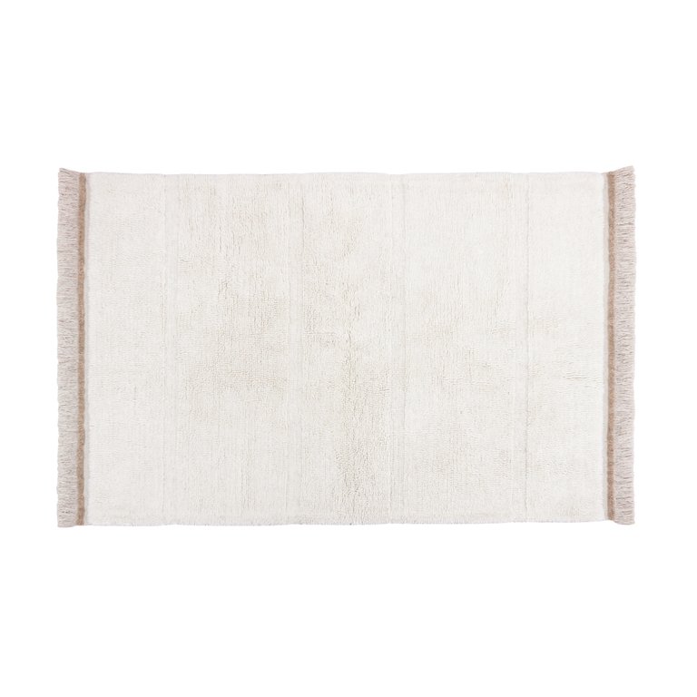 Woolable rug Steppe - Sheep White - 5' 7 " x 4' - Sheep White