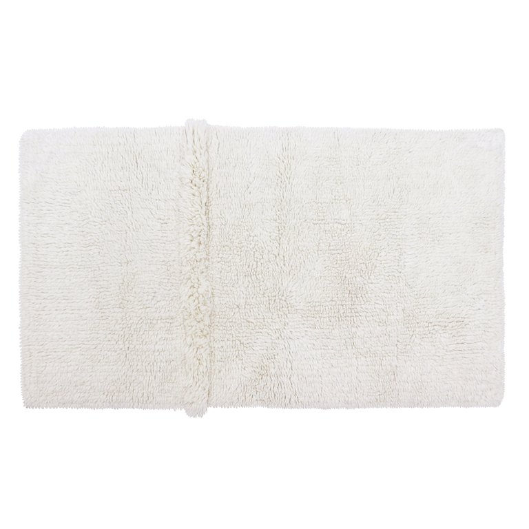 Woolable rug Tundra - Blended Sheep Beige - 4' 7" x 2' 7" - Sheep White