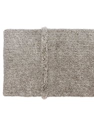 Woolable rug Tundra - Blended Sheep Beige - 4' 7" x 2' 7" - Blended Sheep Grey