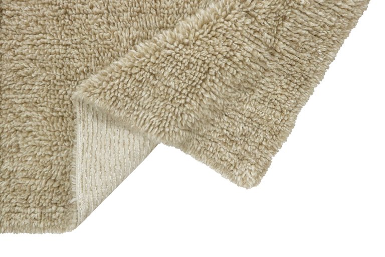 Woolable rug Tundra - Blended Sheep Beige - 4' 7" x 2' 7"