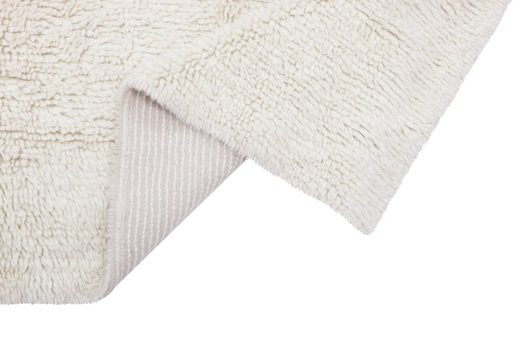 Woolable rug Tundra - Sheep White - 7' 10" x 5' 7"