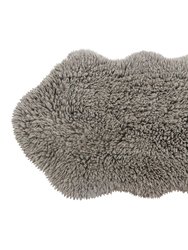 Woolable rug Woolly - Sheep Beige - 3' 7" x 2' 5 " - Sheep Grey