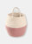 Zoco Basket, Ash Rose/Natural - OS - Natural/ Ash Rose