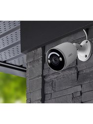 4K Smart Wired Bullet Security Camera With Motion Detection