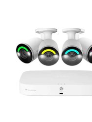 Fusion 4K Wired Security System - White