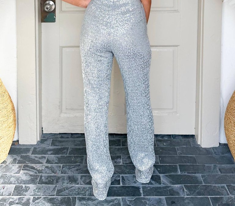 After Party Jumpsuit In Pewter