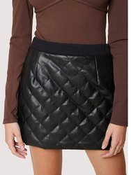 Bring On The Night Mini Skirt In Black - Black