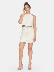 Champagne Stories Skirt - Cream