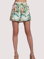 Paradise Isle Shorts In Tropical Floral - Tropical Floral