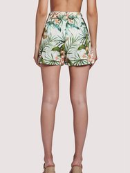Paradise Isle Shorts In Tropical Floral