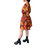 Surreal Mini Dress - Orange Multi