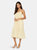 Sweet Lemon Pie Midi Dress - Nude