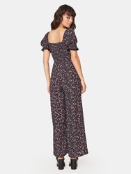 Trip To Louvre Jumpsuit - Black