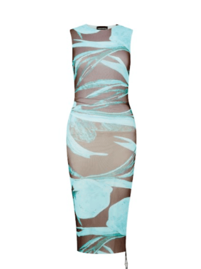 Louisa Ballou Heatwave Dress Turquoise Flower product