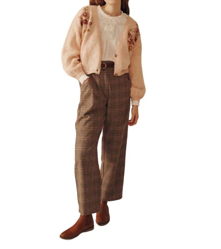 Abuelo Pants In Chestnut - Chestnut