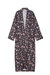 Women's Yokawa Kimono In Charcoal Tropical Loon - Charcoal Tropical Loon