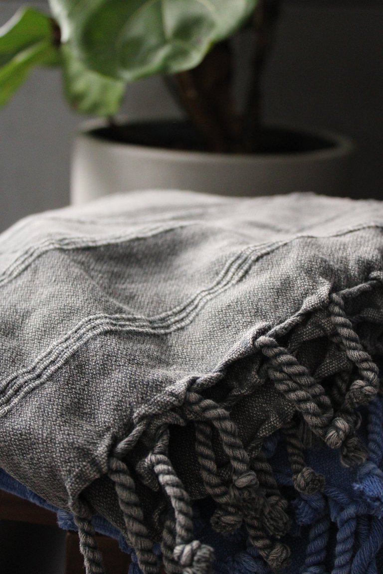 The Bobby Towel - Stonewashed Black