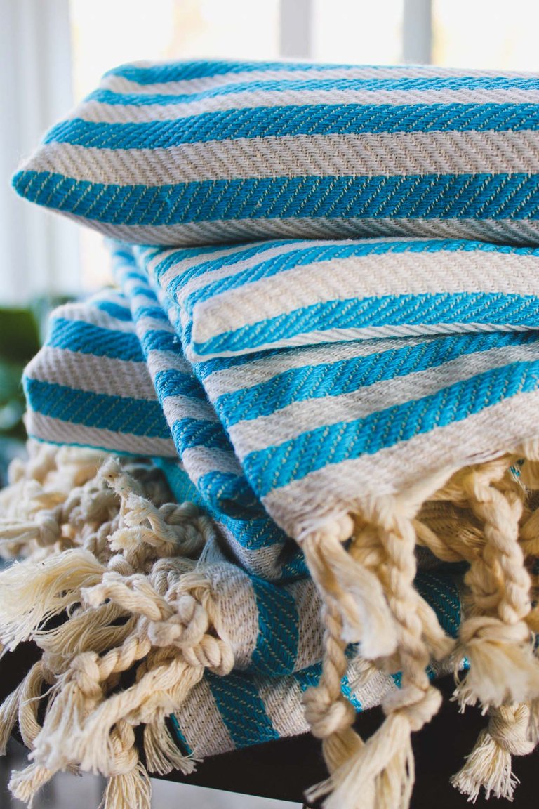 The Darwin Towel - Turquoise - Turquoise