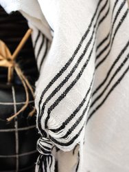 The Newton Towel - Natural Stripe