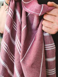 The Oasis Hand Towel - Burgundy - Burgundy