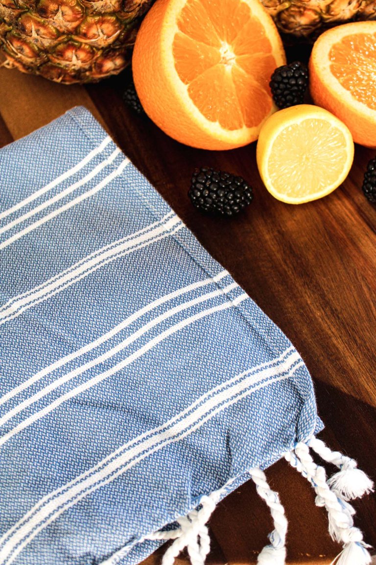 The Oasis Hand Towel - Light Blue - Light Blue