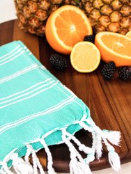 The Oasis Hand Towel - Sea Green