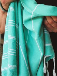 The Oasis Hand Towel - Sea Green - Sea Green