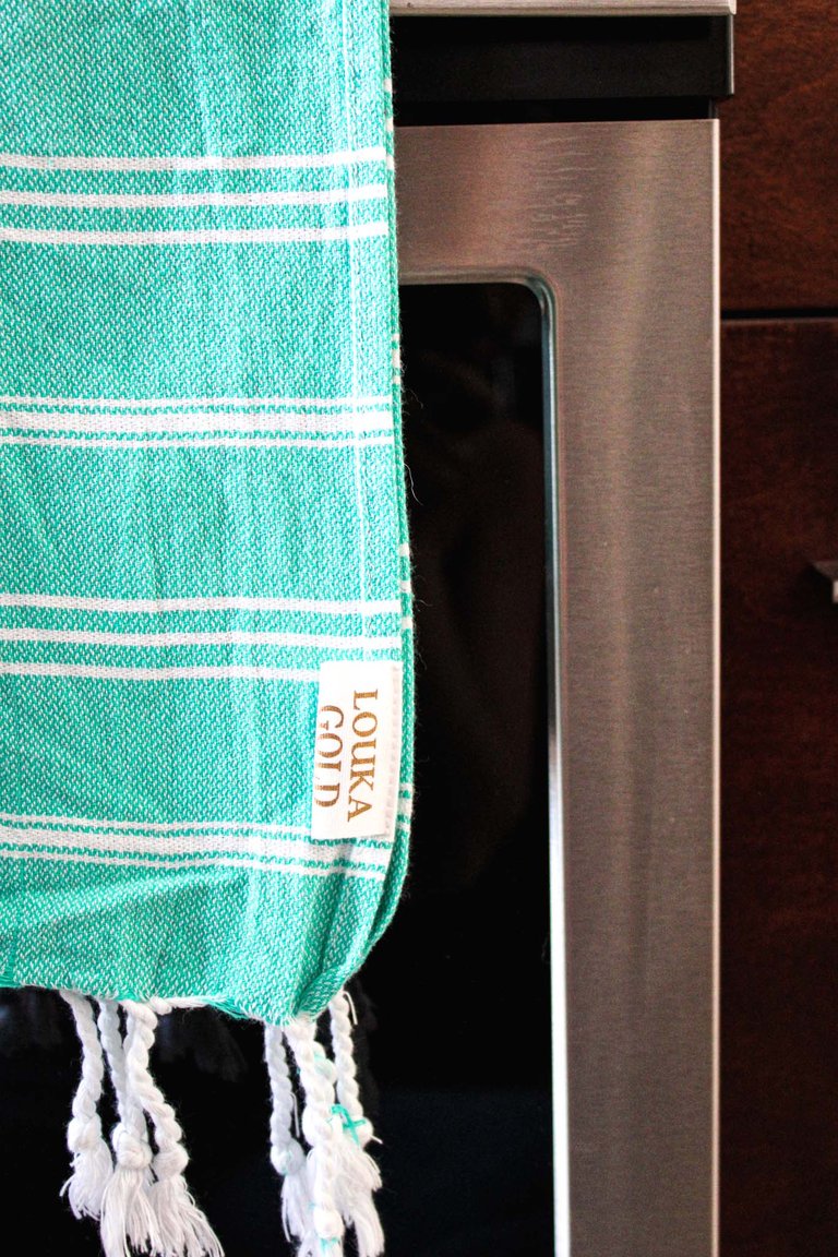 The Oasis Hand Towel - Sea Green