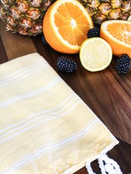 The Oasis Hand Towel - Yellow - Yellow