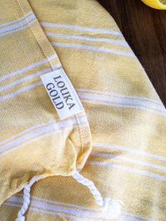 The Oasis Hand Towel - Yellow