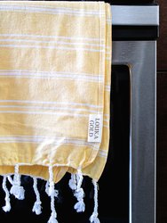 The Oasis Hand Towel - Yellow