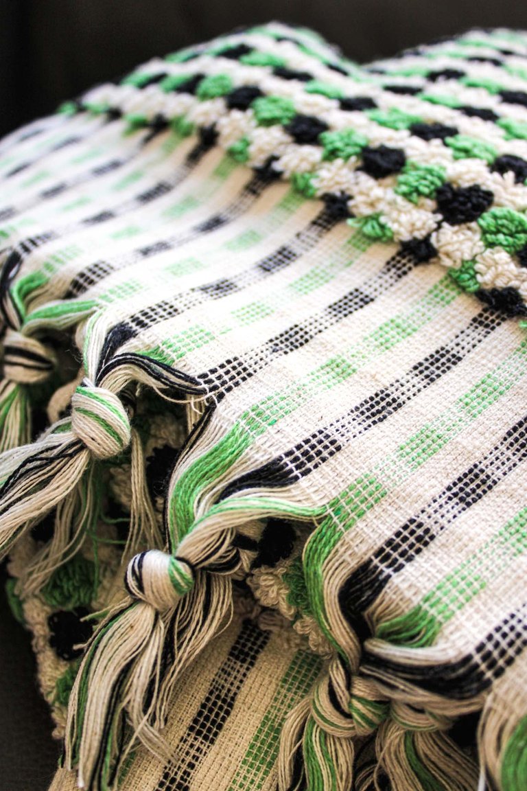 The Royal Bath Sheet - Green And Black