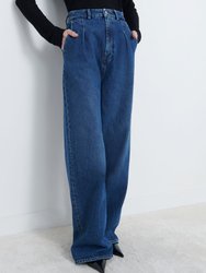 Attu Wide Leg Denim Pants