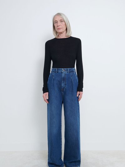 LOULOU STUDIO Attu Wide Leg Denim Pants product