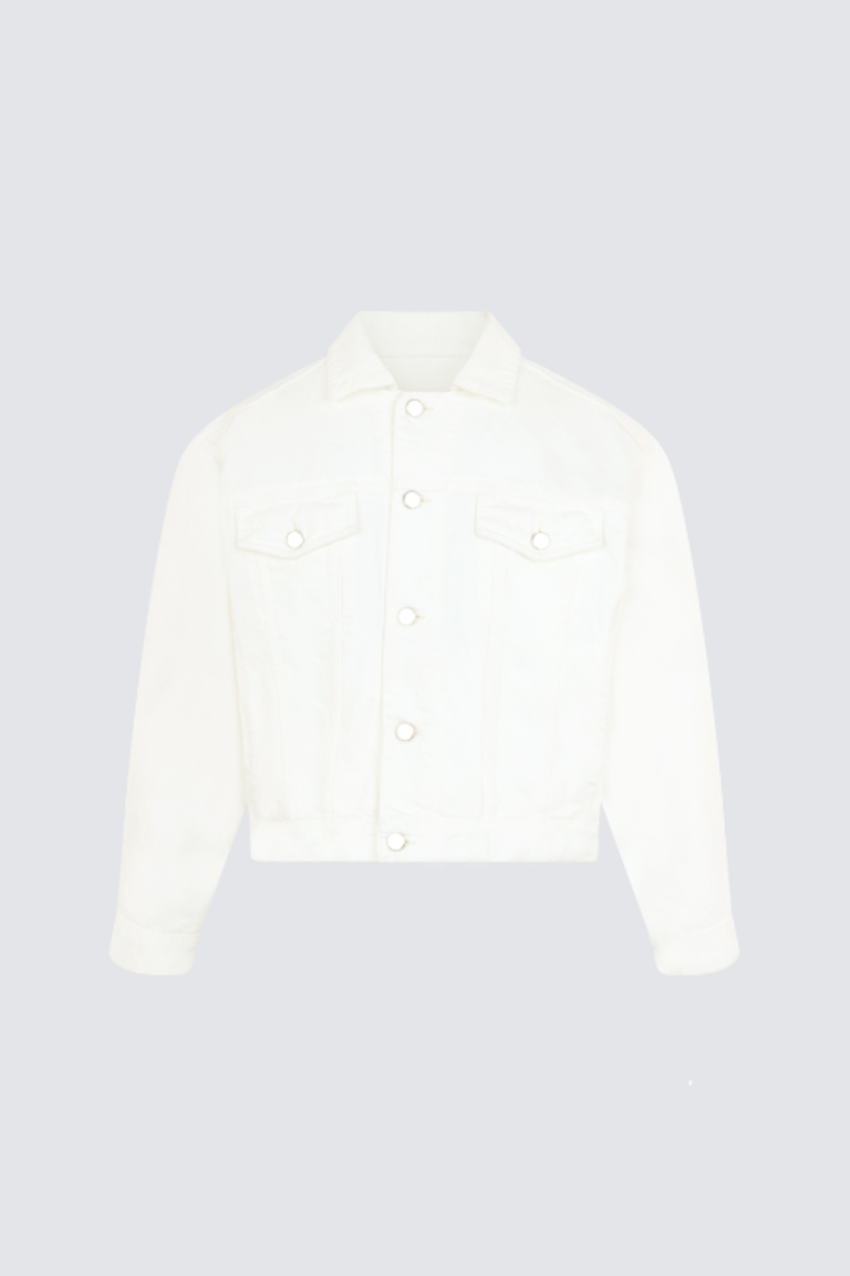 Dave Denim Jacket Ivory - Ivory