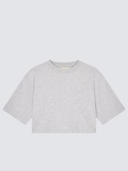 Gupo Cropped T-Shirt - Grey Malange