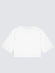 Gupo Cropped T-Shirt - White