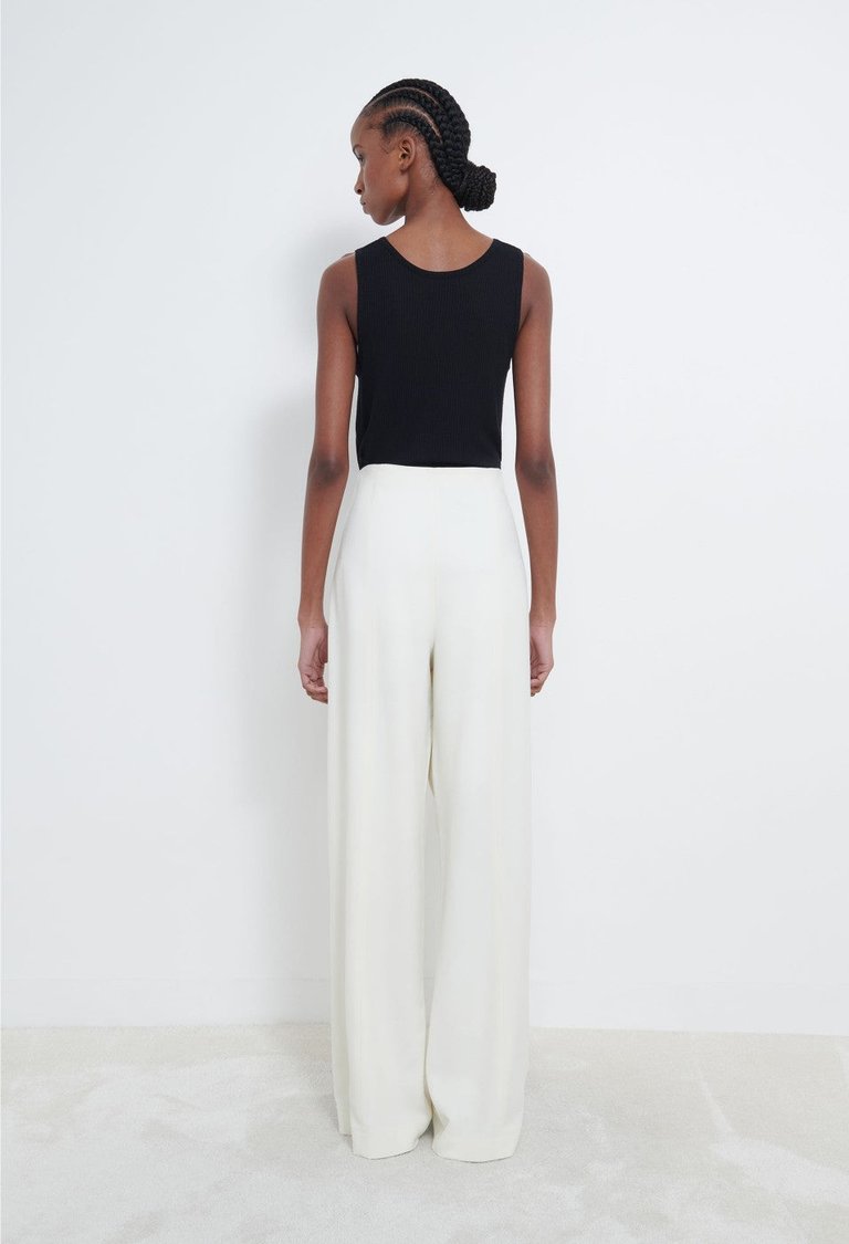 Hamill Wide Leg Pants - Ivory