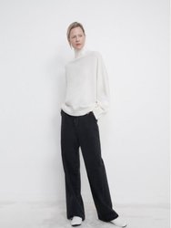 Murano High Collar Sweater - Ivory