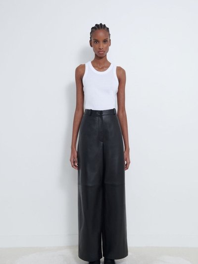 LOULOU STUDIO Noro Wide Leg Leather Pants product