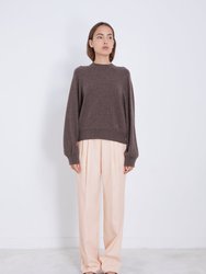 Pemba Grizzly Melange Cashmere Sweater - Grizzly Melange