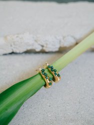 Eze Earrings - Emerald