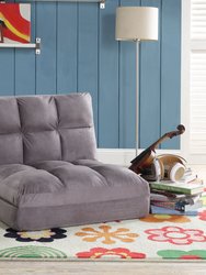 Loungie - Loungie Flip Chair, Microsuede - Grey