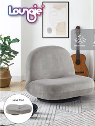 Mckenzi Recliner/Floor Chair, Plush - Grey