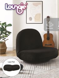 Mckenzi Recliner/Floor Chair, Plush - Black